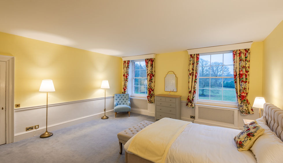 View of bedroom 3 from the bathroom door
