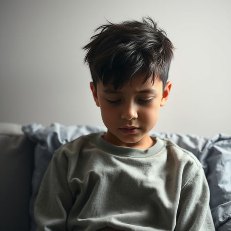 A sleep-deprived youth