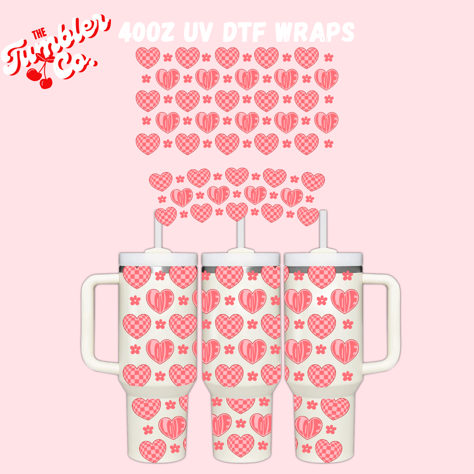 40oz UV DTF Wrap #006