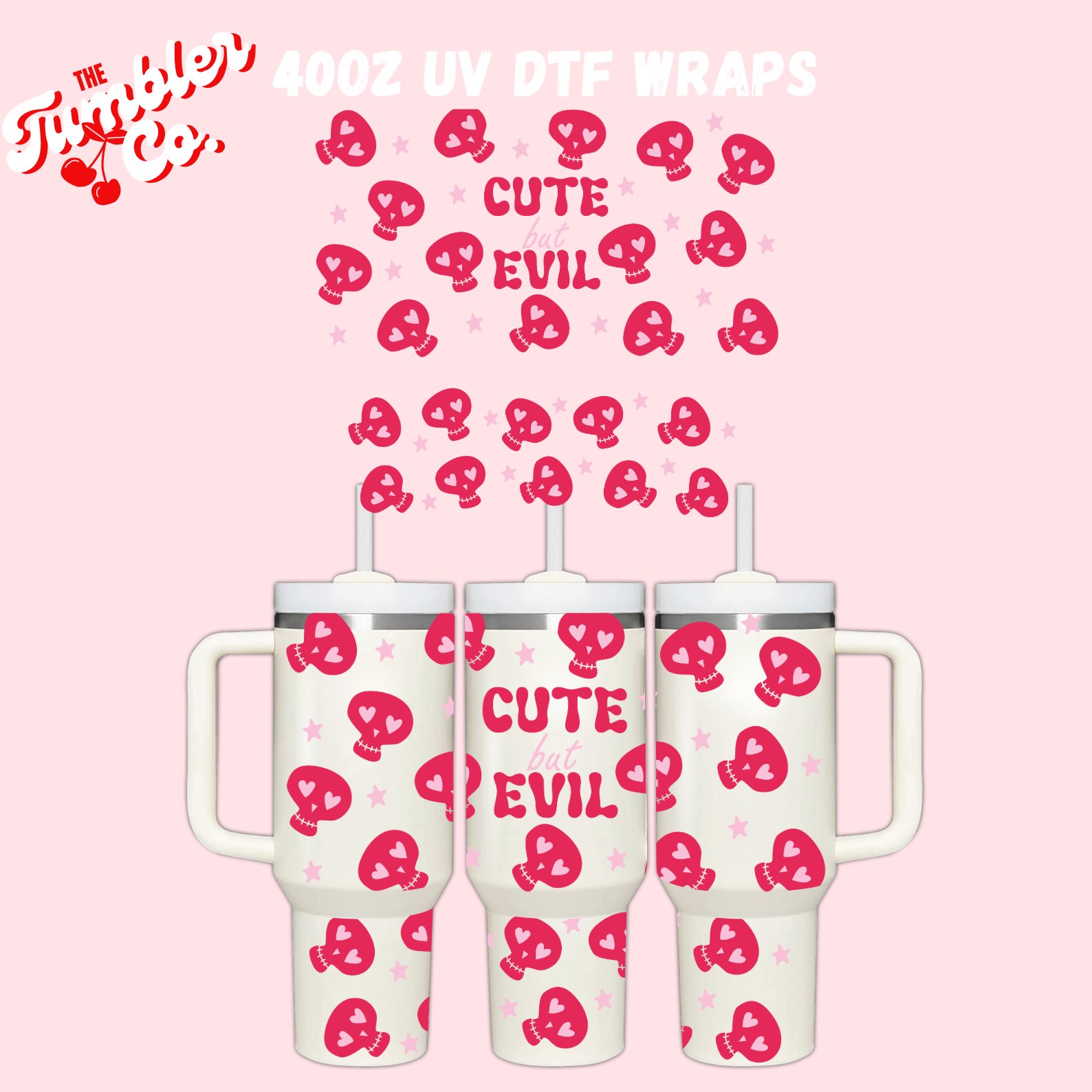40oz UV DTF Wrap #011