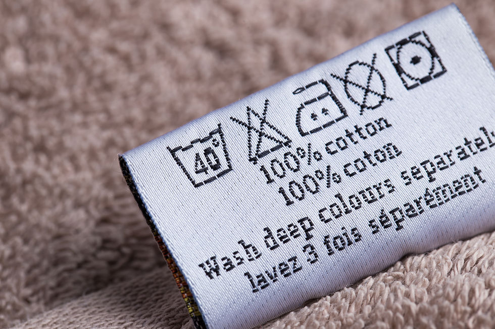 Symbole de lavage