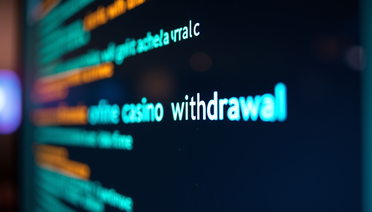 Vista frontal de un ordenador con página de casino online abierta mostrando un mensaje de error en la retirada