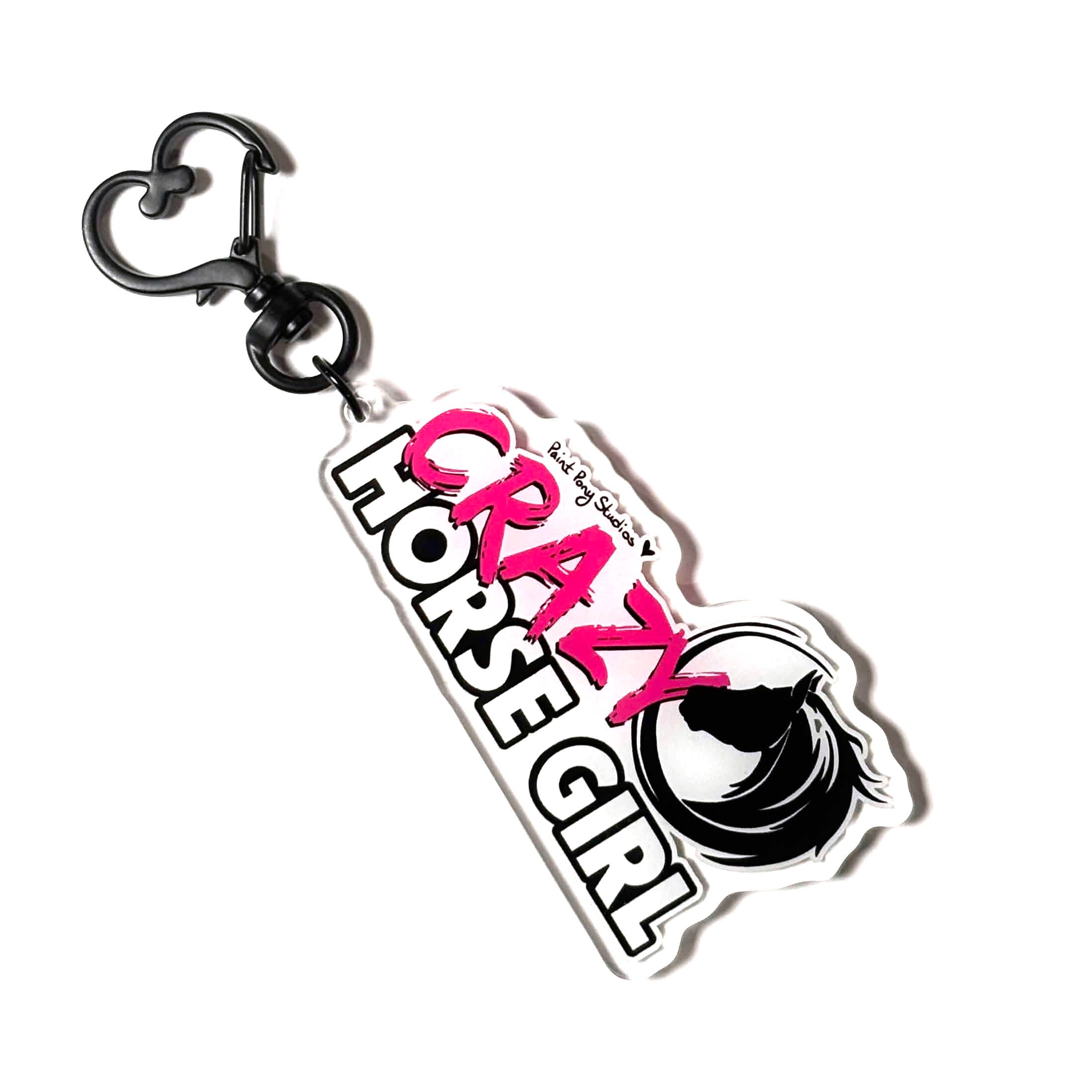 Crazy Horse Girl | Acrylic Keychain