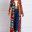 Thumbnail: Long African Chitenge Kimono Jacket