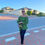 Thumbnail: African Inspired Green & Yellow Off Shoulder Top