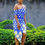 Thumbnail: African Print Off Shoulder Dress