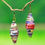 Thumbnail: Recycled Paper Bead Handmade Earrings