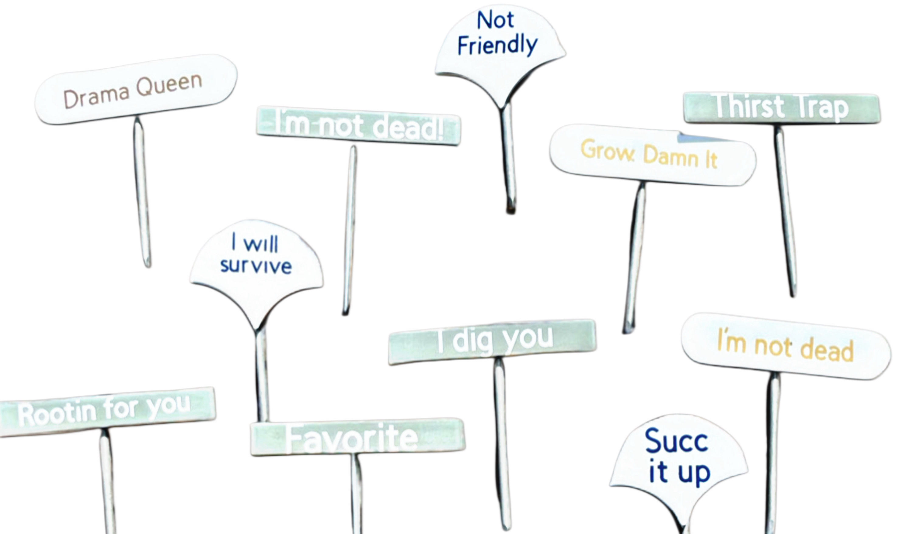 Sarcastic Plant Signs
