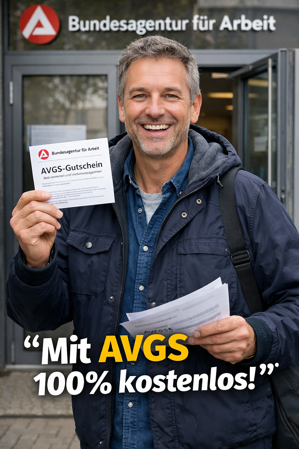 Der AVGS (Aktivierungs- und Vermittlungsgutschein) ist eine Förderung der Agentur für Arbeit oder des Jobcenters. 