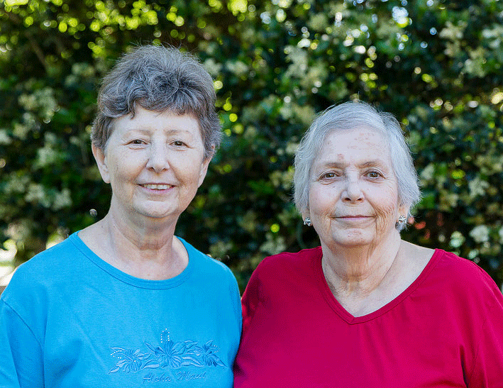 Eleanor Foshee and Pat Ford in 2017