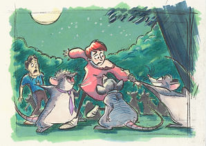 Tom Thumb & Thumbelina bothered by Mice