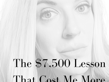 The business lesson that taught me way more than the revenue lost.