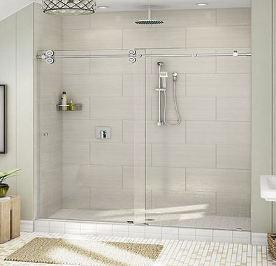 Frameless Heavy Glass Shower Enclos