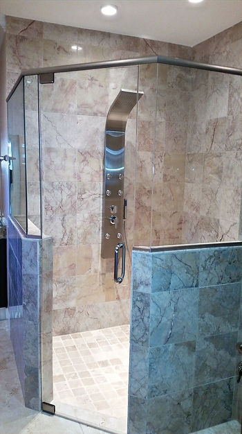Semi Frameless Shower