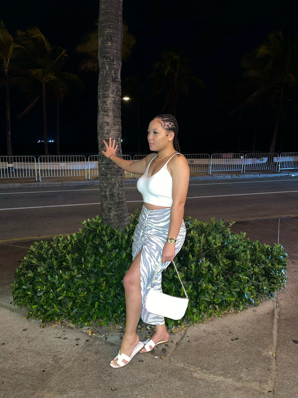 Thumbnail: Grey Stripe Skirt