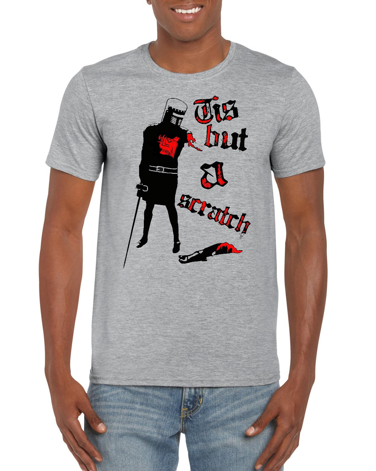 Mens T-Shirt - Tis but a scratch