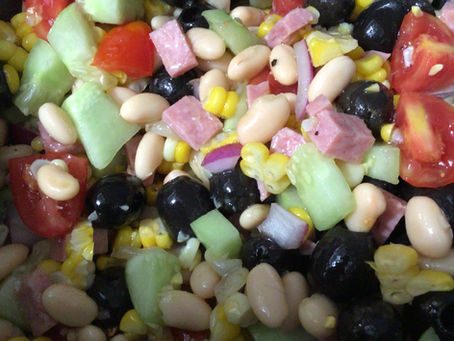 Veggie and Ham Cold Salad