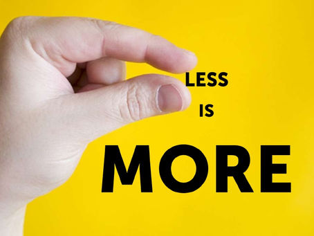 When Less Is More… (Part III) Tips to stay on track for your own #HealthHappiness