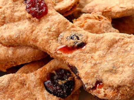 Cranberry Cookie Dog Treats