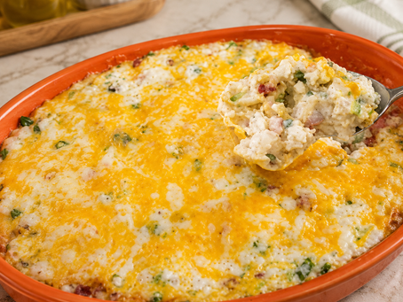 Cauliflower Cheesy Casserole