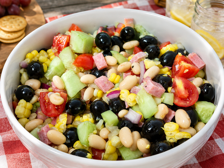 Veggie and Ham Cold Salad