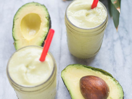 Avocado, Pineapple & Apricot Smoothie