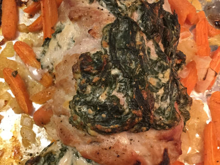 Spinach & Cheese Pork Stuffed Tenderloin