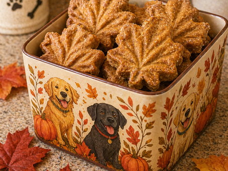Pumpkin & Peanut Butter Dog Treats