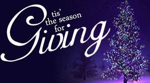 The Season of Giving is upon Us ...