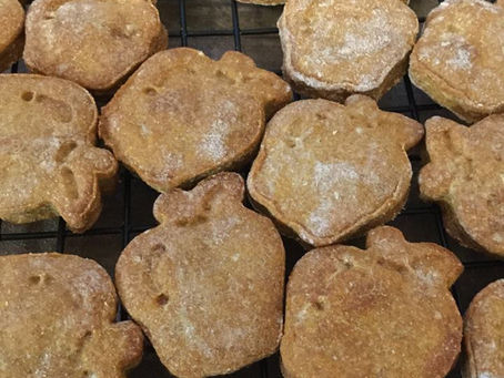 Apple Cinnamon Baked Dog Treats
