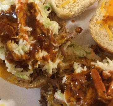 Pulled Pork Shoulder Sandwich