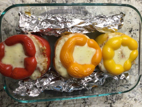 Stuffed Tri-Color Peppers