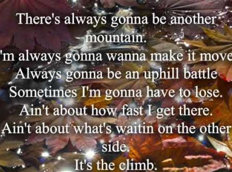 Taking the Climb