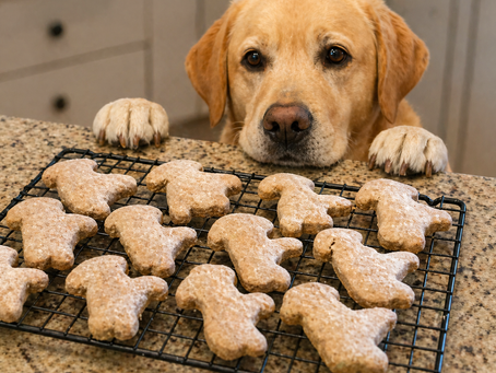 Two Ingredient Dog Biscuits