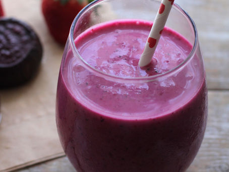 Beet & Strawberry Smashed Smoothie