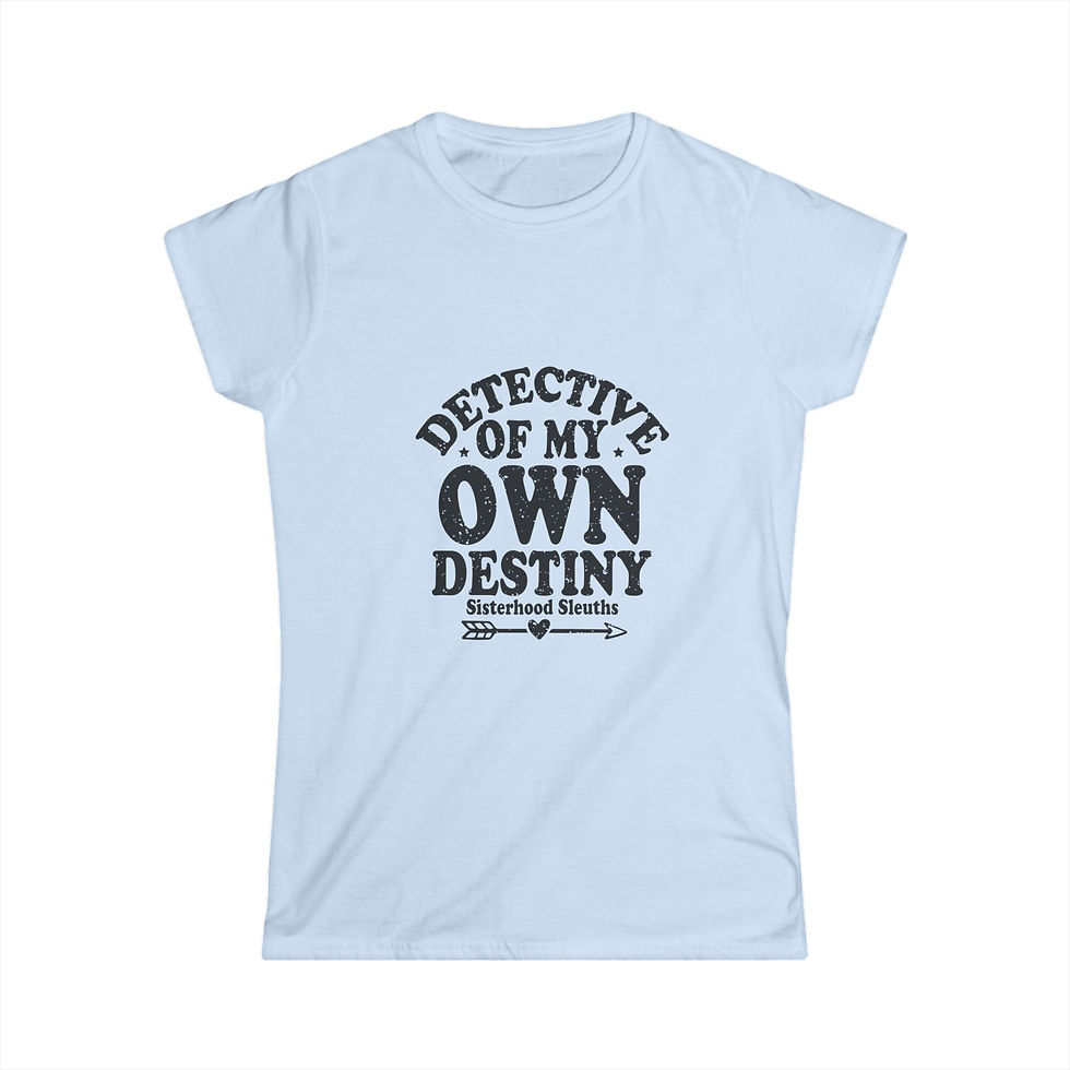 Detective Of My Own Destiny; Women's Top