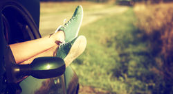 Feet Out the Window