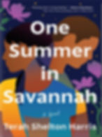 book jacket of two people facing away from each other with flowers around them and a bright night sky