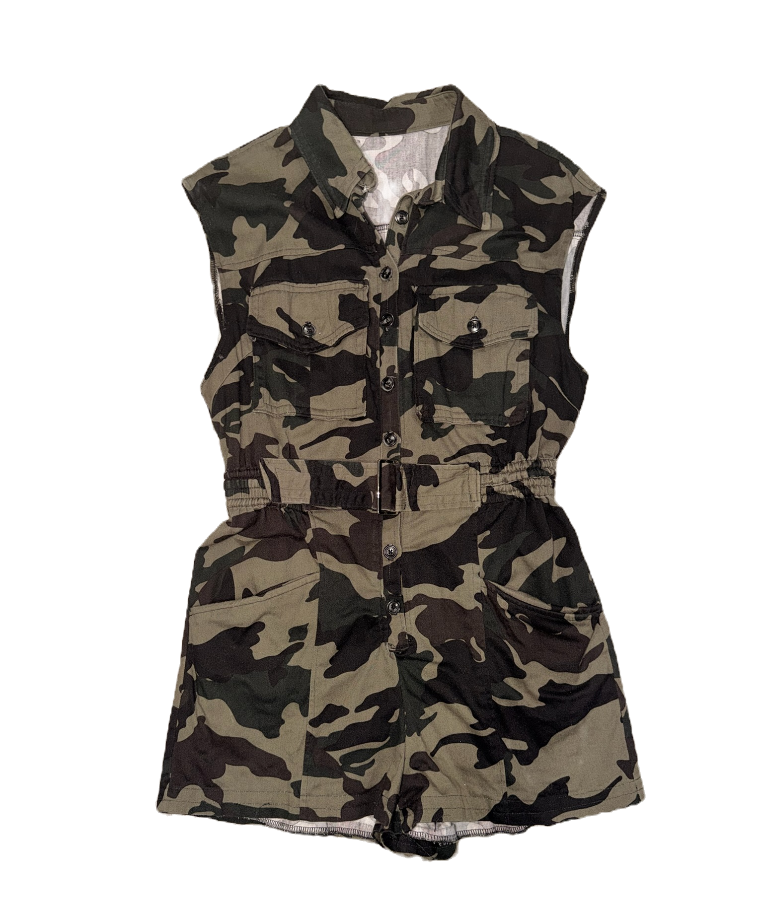 Military Cargo Jumpsuit