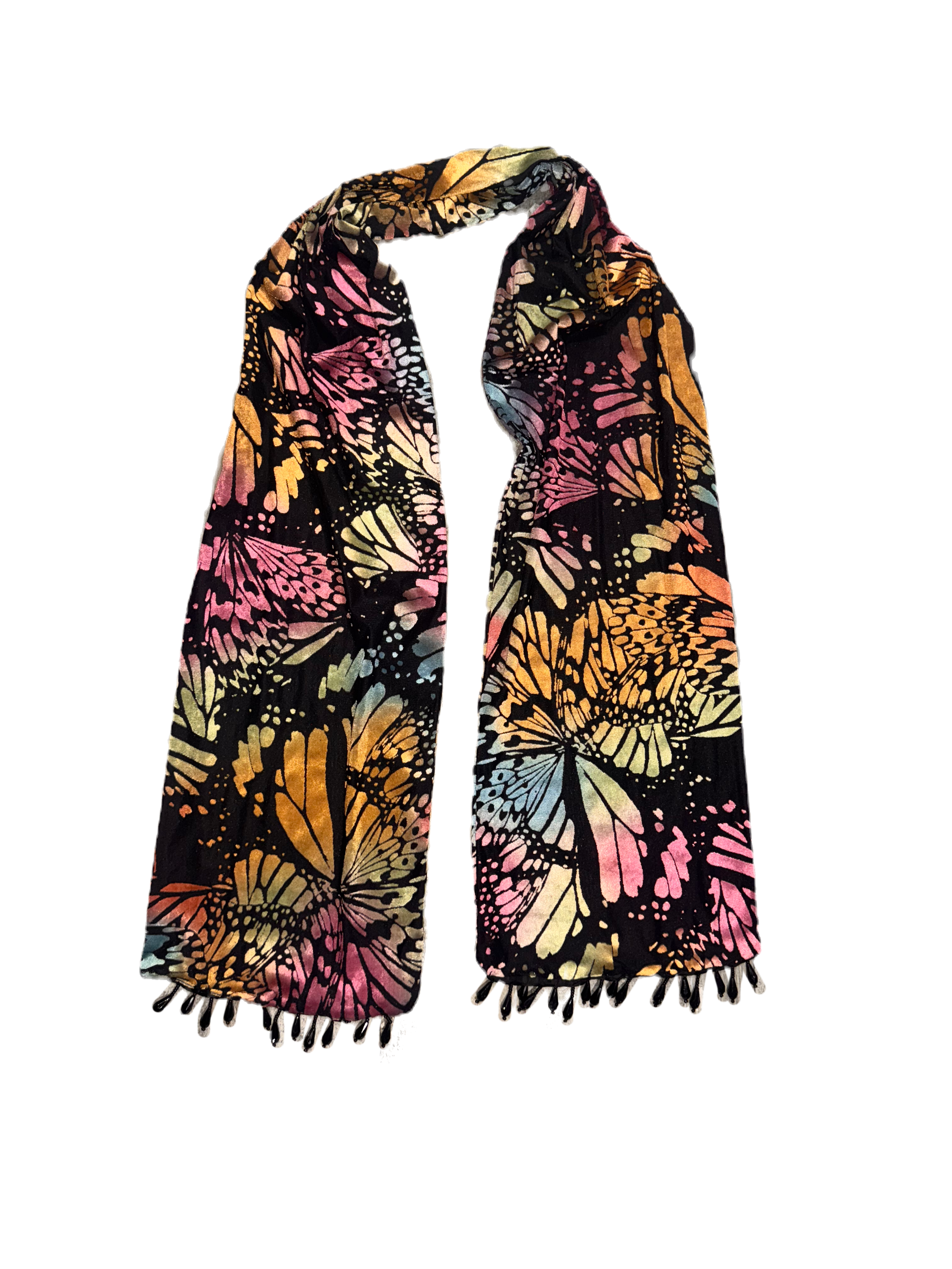 Rainbow Butterfly Scarf