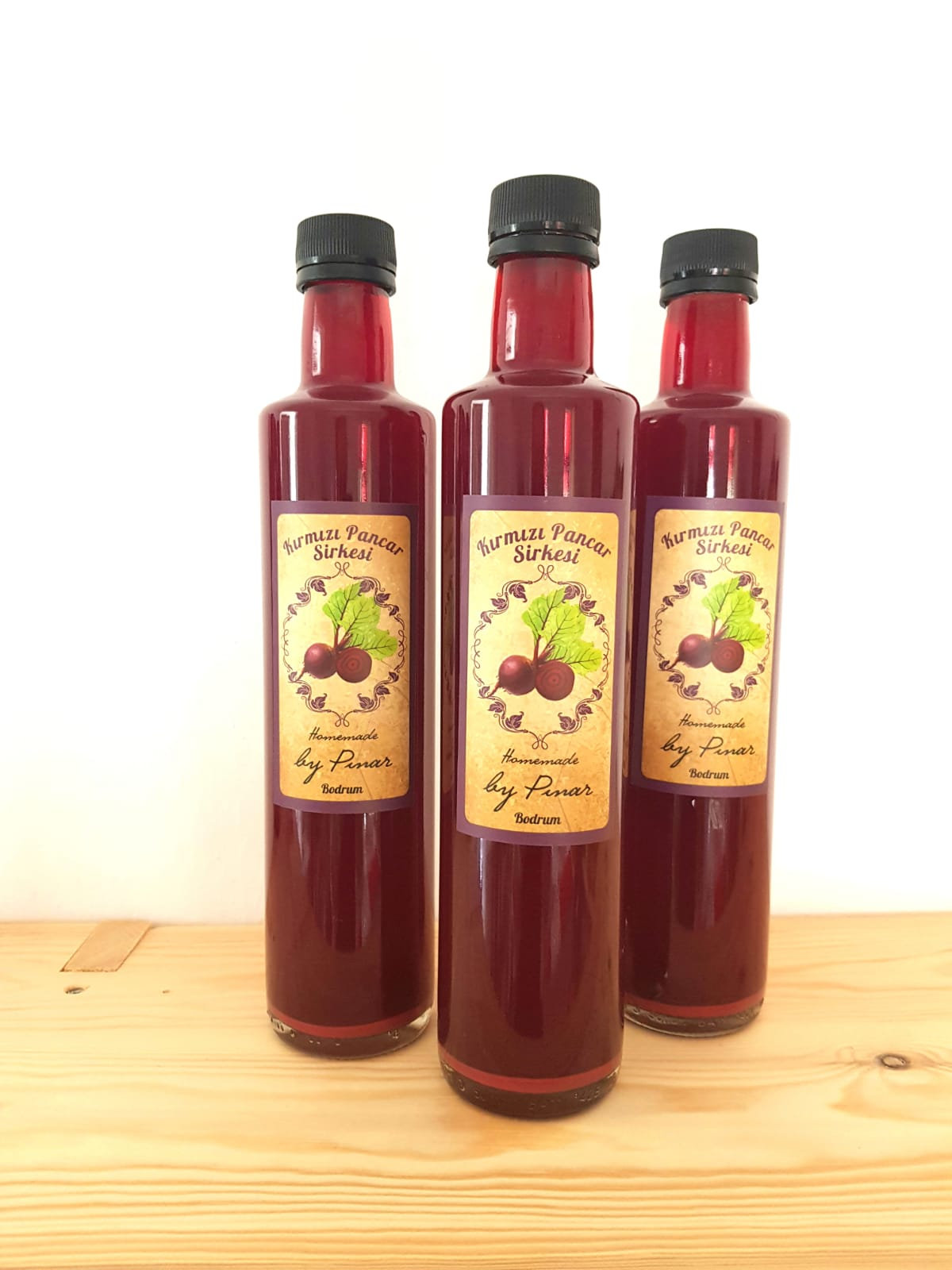 Kirmizi Pancar Sirkesi 500 Ml Homemade By Pinar