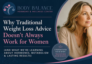 Why Traditional Weight Loss Advice Doesn't Always Work for Women (And What We're Learning About Hormones, Metabolism & Lasting Results)