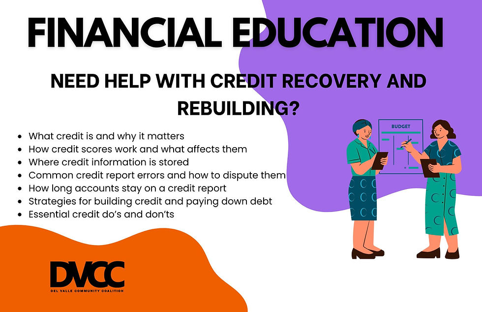 Financial Education Class: Learning about Credit