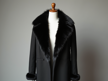 Manteau long élégant : Manteaux longs à volants - élégance et chaleur