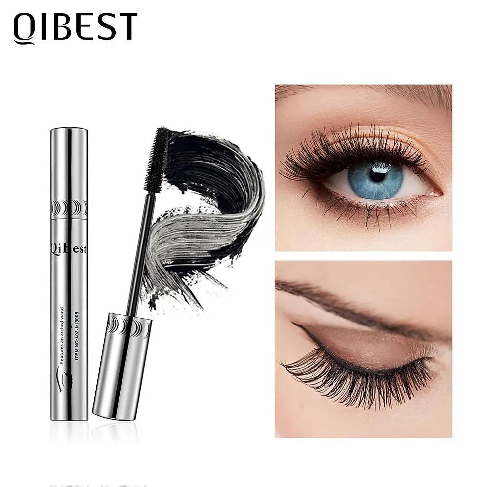 Miniature : QIBEST Noir Mascara Eyelashes Mascara 4D Silky Eyelashes Lengthening Eyelashes