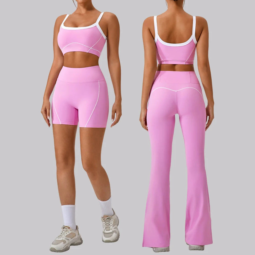 Femme 2 Piece Workout Running Sets,Hot Shot Skort Set Y2K Cropped débardeur and