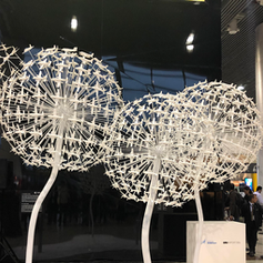 impressao-3d-avioes-embraer-escultura-dente-leao