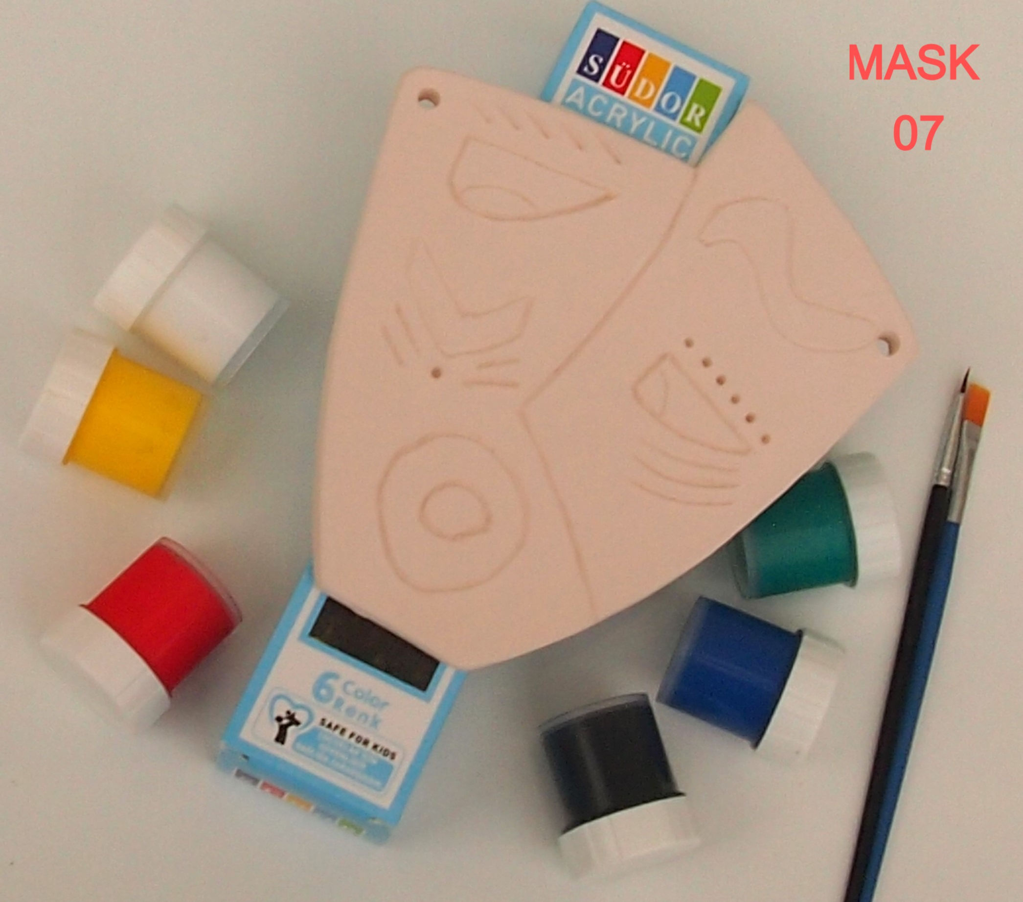 AFRİKA MASKE SERAMİK BOYAMA