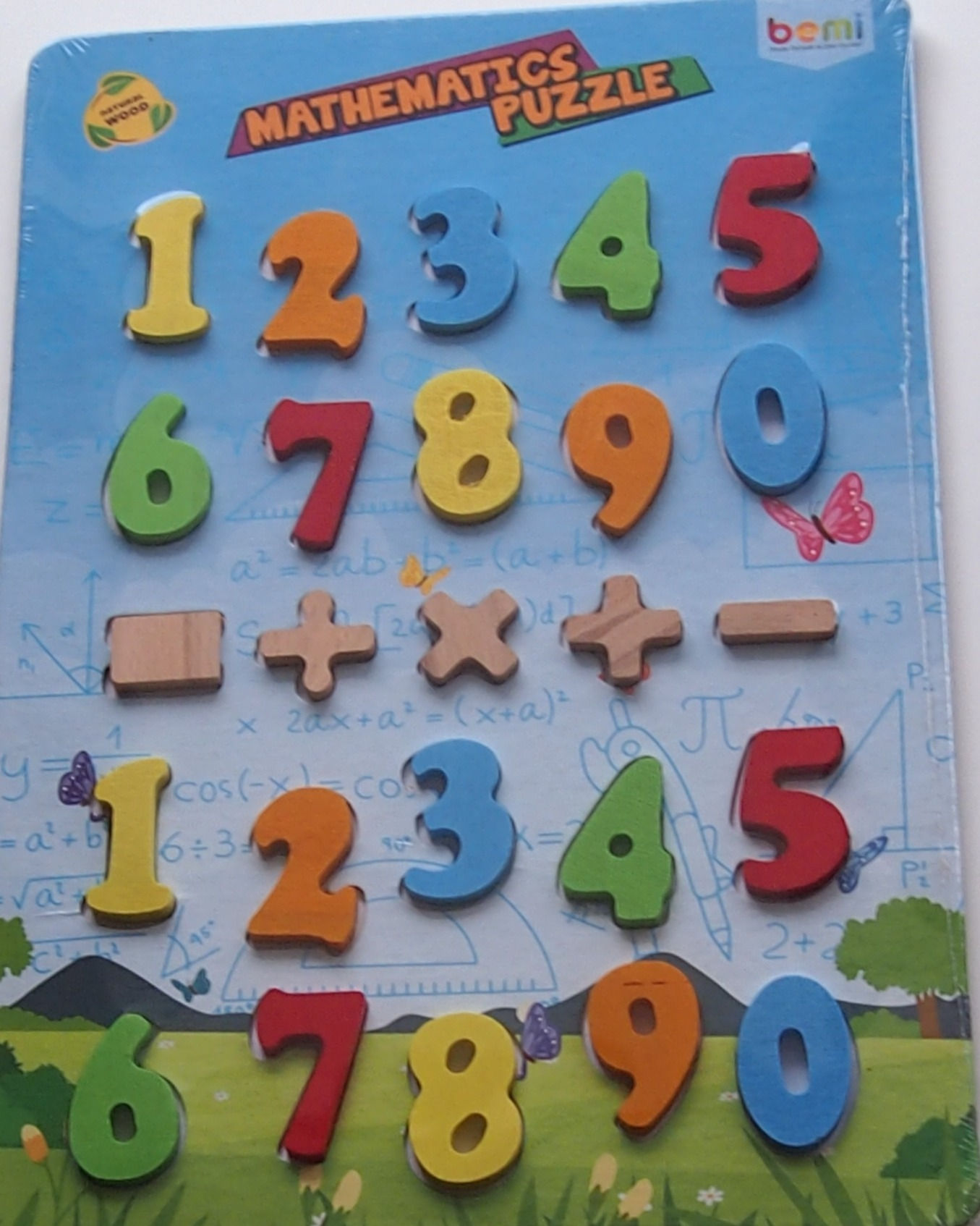 AHŞAP MATEMATİF PUZZLE