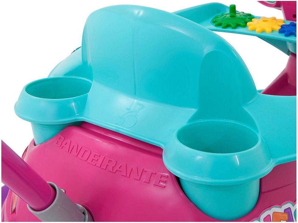 Miniatura: VeloBaby Triciclo Bandeirante Rosa - 30 DIAS